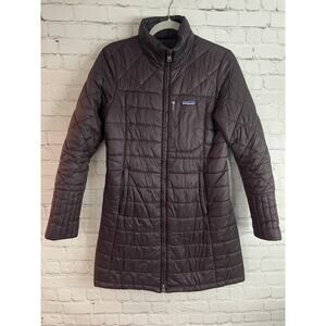 Patagonia Jacket Womens Small Radalie Parka Long Jacket Nomad Plum STY27695